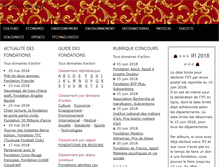 Tablet Screenshot of fondations.org